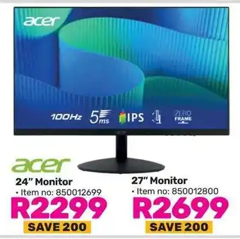 Game Acer 24" Monitor offer