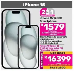 Game iPhone 15 128GB Smartphone offer