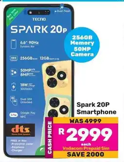 Game TECNO Spark 20P Smartphone offer