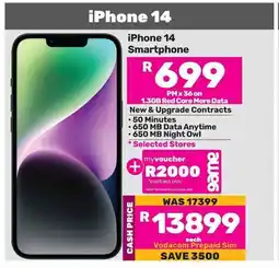 Game iPhone 14 Smartphone offer