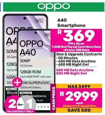 Game Oppo A40 Smartphone offer