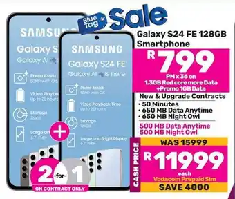 Game SAMSUNG Galaxy S24 FE 128GB Smartphone offer