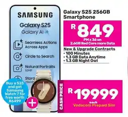 Game SAMSUNG Galaxy S25 256GB Smartphone offer