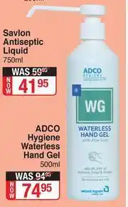 ADCO Hygiene Waterless Hand Gel-500ml