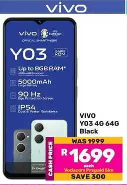 Game VIVO Y03 4G 64G Black offer