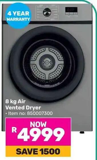 Game Hisense Air Vented Dryer offer