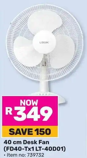 Game LOGIK Desk Fan offer