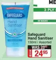 Dis-Chem Safeguard Hand Sanitiser Assorted-150ml offer