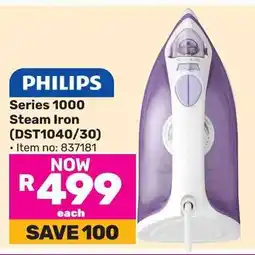 Game PHILIPS Series 1000 Steam Iron (DST1040/30) offer