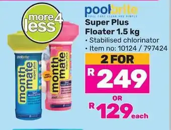 Game Poolbrite Super Plus Floater offer