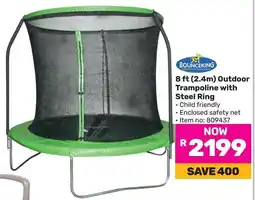 Game BOUNCEKING Outdoor Trampoline with Steel Ring offer