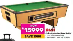 Game Coin-Operated Pool Table offer