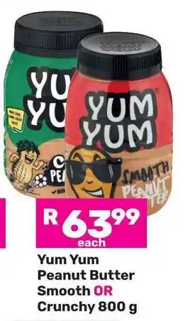 Game Yum Yum Peanut Butter Smooth OR Crunchy offer