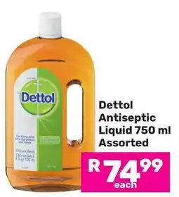 Game Dettol Antiseptic Liquid Assorted offer