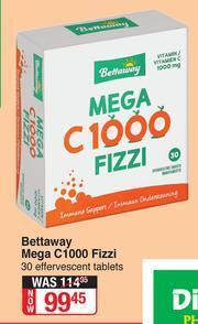 Dis-Chem Bettaway Mega C1000 Fizzi 30 Effervescent Tablets offer