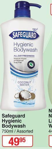 Dis-Chem Safeguard Hygienic Bodywash Assorted-750ml offer