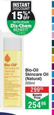 Dis-Chem Bio-Oil Skincare Oil (Natural)-200ml offer