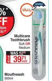 Dis-Chem Sensodyne Toothbrush Soft Or Medium-Each offer