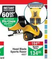 Dis-Chem Head Blade Sports Razor offer