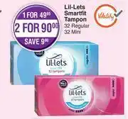 Dis-Chem Lil-Lets Smartifit Tampon-32 Regular 32 Mini offer