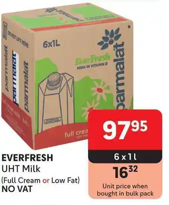 Makro Everfresh UHT milk offer