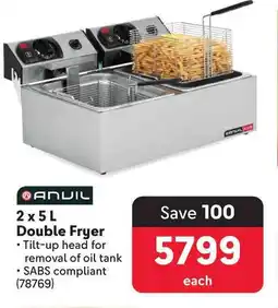 Makro Anvil Double Fryer offer