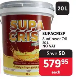 Makro Supacrisp sunflower oil offer