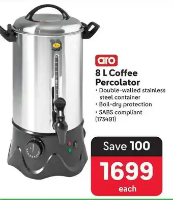 Makro aro Coffee Percolator offer