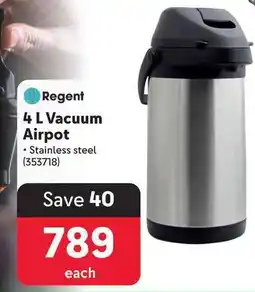 Makro Regent vacuum airpot offer