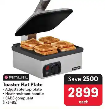 Makro Anvil toaster flat plate offer