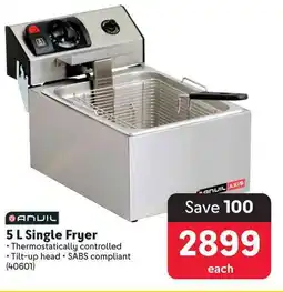 Makro Anvil single fryer offer