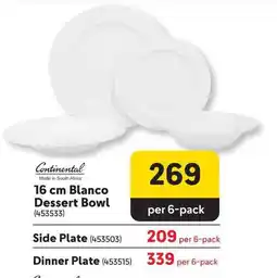 Makro Continental blanco dessert bowl offer