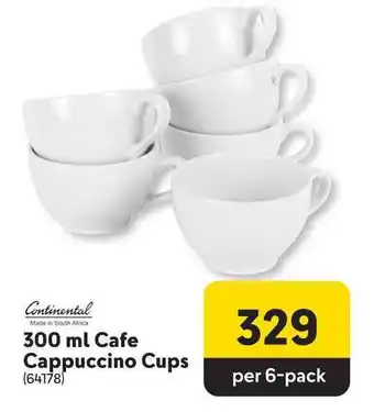 Makro Continental cafe cappucino cups offer