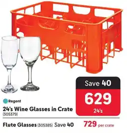 Makro Regent 24's Wine Glasses in Crate offer