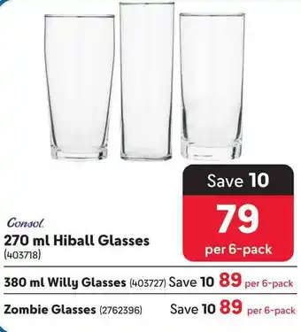 Makro Consol Hiball Glasses offer