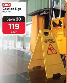 Makro aro caution sign offer