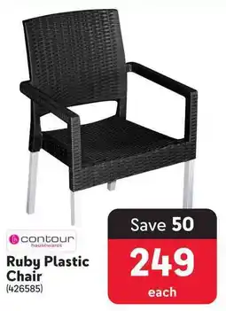 Makro Contour Ruby Plastic Chair offer