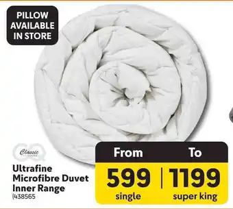 Makro Ultrafine Microfibre Duvet Inner Range offer