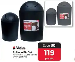 Makro Alplas Bin Set offer