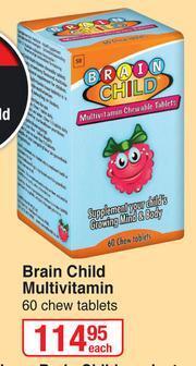 Dis-Chem Brain Child Multivitamin-60 Chew Tablets Each offer