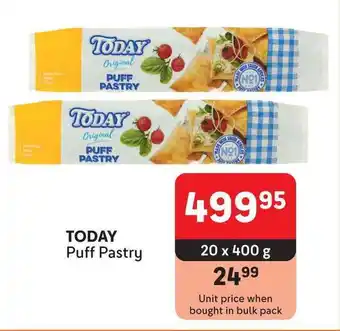 Makro TODAY Puff Pastry offer