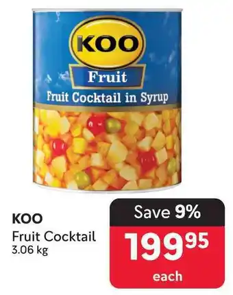 Makro KOO Fruit Cocktail offer