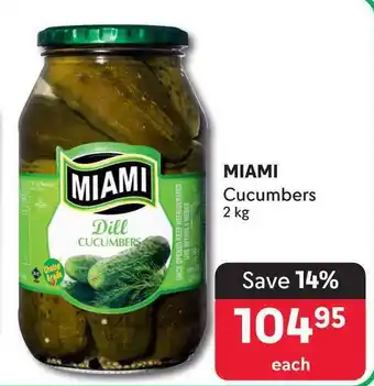 Makro MIAMI Cucumbers offer