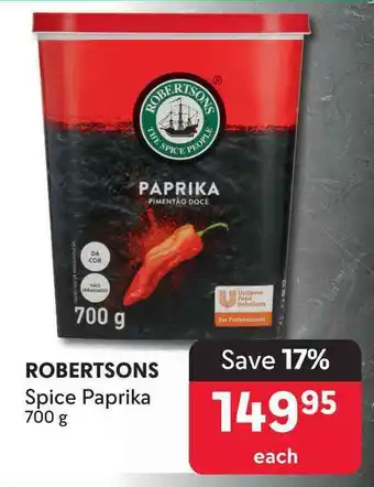 Makro ROBERTSONS Spice Paprika offer