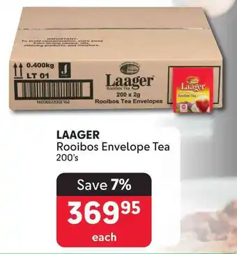 Makro LAAGER Rooibos Envelope Tea offer