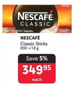 Makro NESCAFE Classic Sticks offer