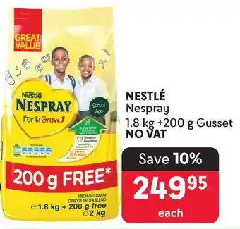 Makro NESTLÉ Nespray + Gusset offer