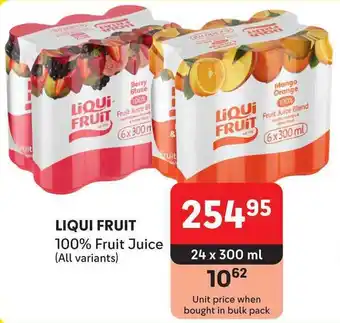 Makro LIQUI FRUIT 100% Fruit Juice offer