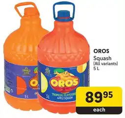 Makro OROS Squash offer