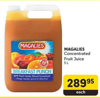 Makro MAGALIES Concentrated Fruit Juice offer